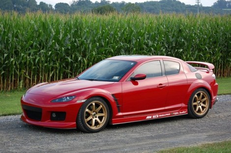 как рисовать мазду RX8